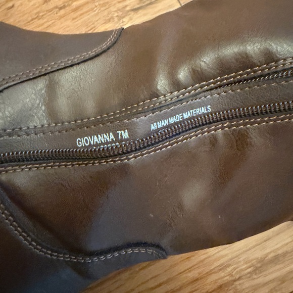 Frye And Co Womens Giovanna Stacked Heel Riding Boots size 7 cowgirl shoes - Picture 6 of 8